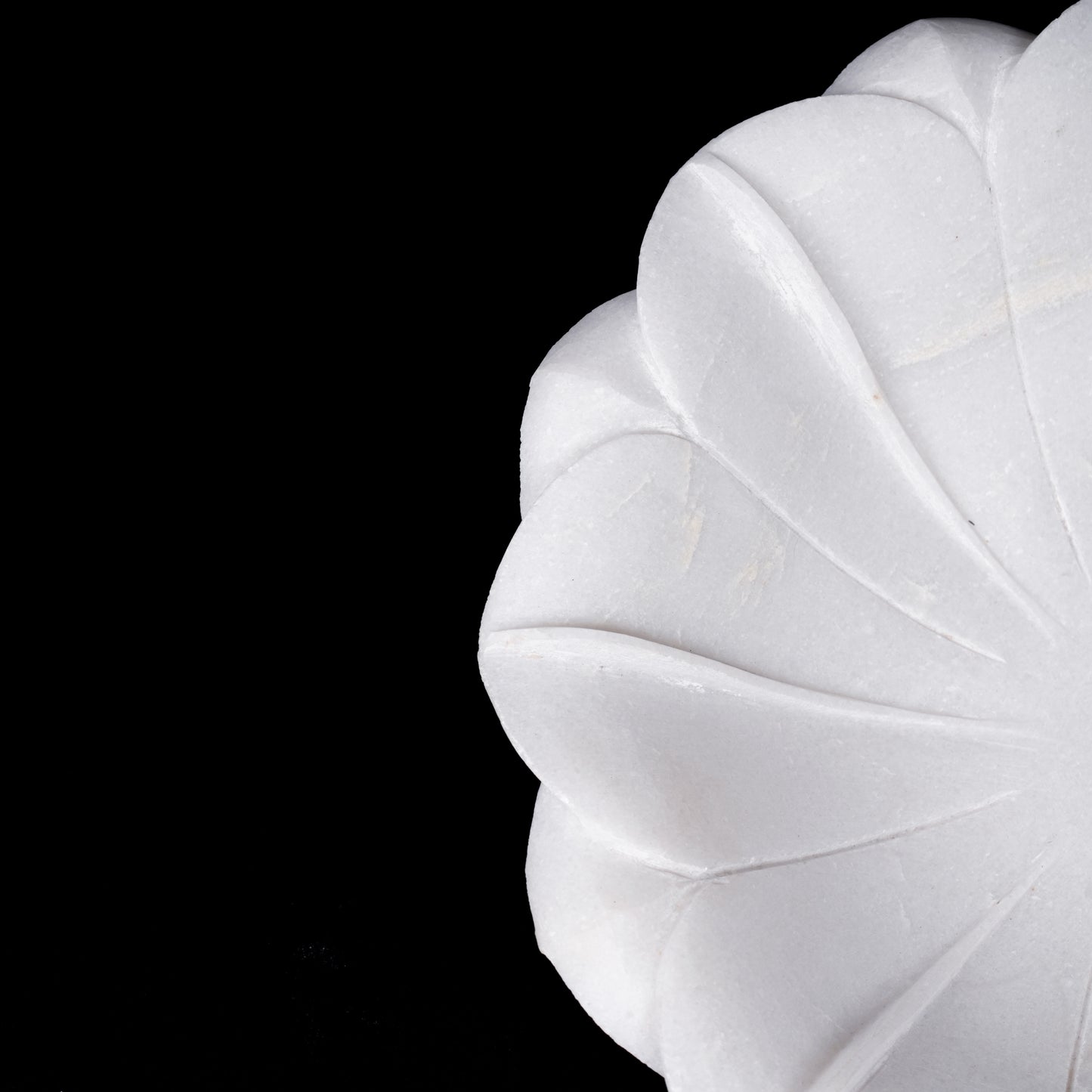White Marble Lotus Urli | Multipurpose Bowl 3