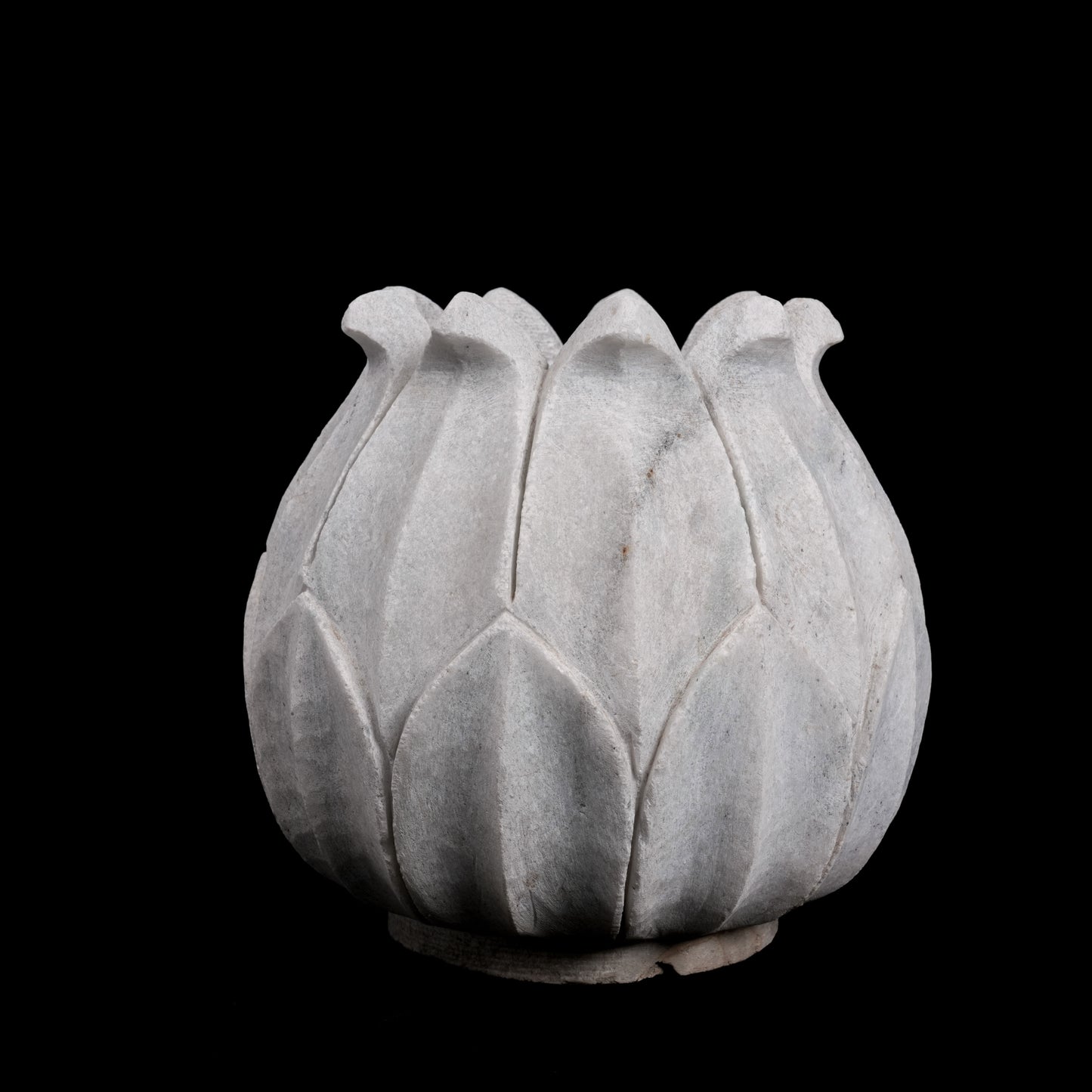 Outdoor White Marble Flower Pot | Premium Garden Decor