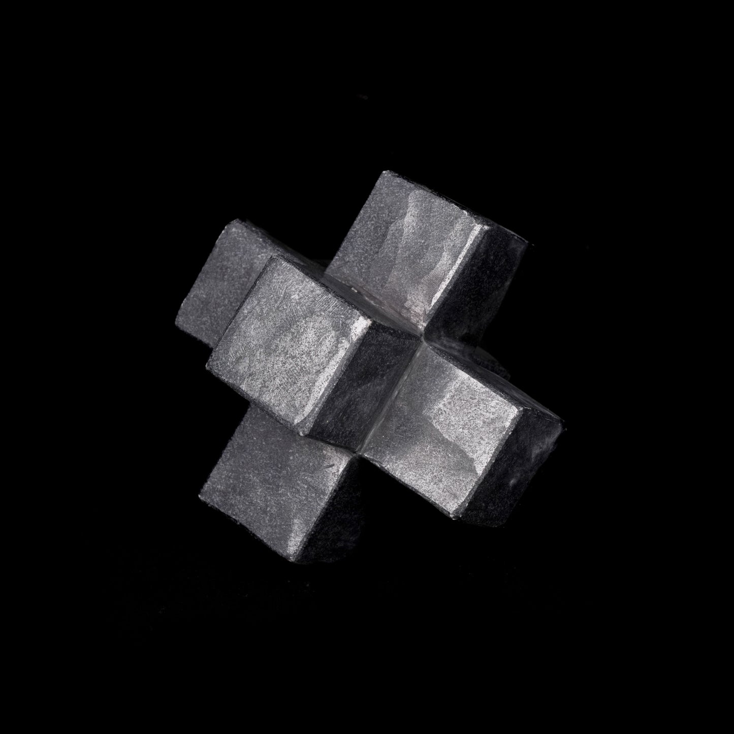 Black & White Marble Cubical Cross