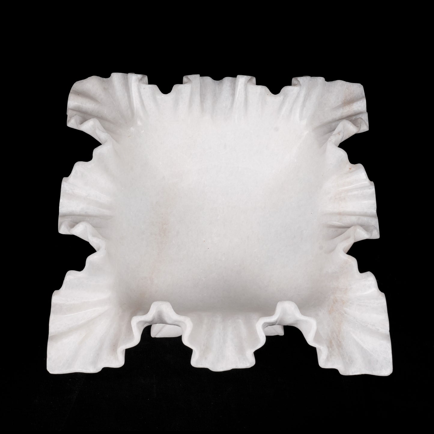 Flower Standing Multipurpose White Marble bowl