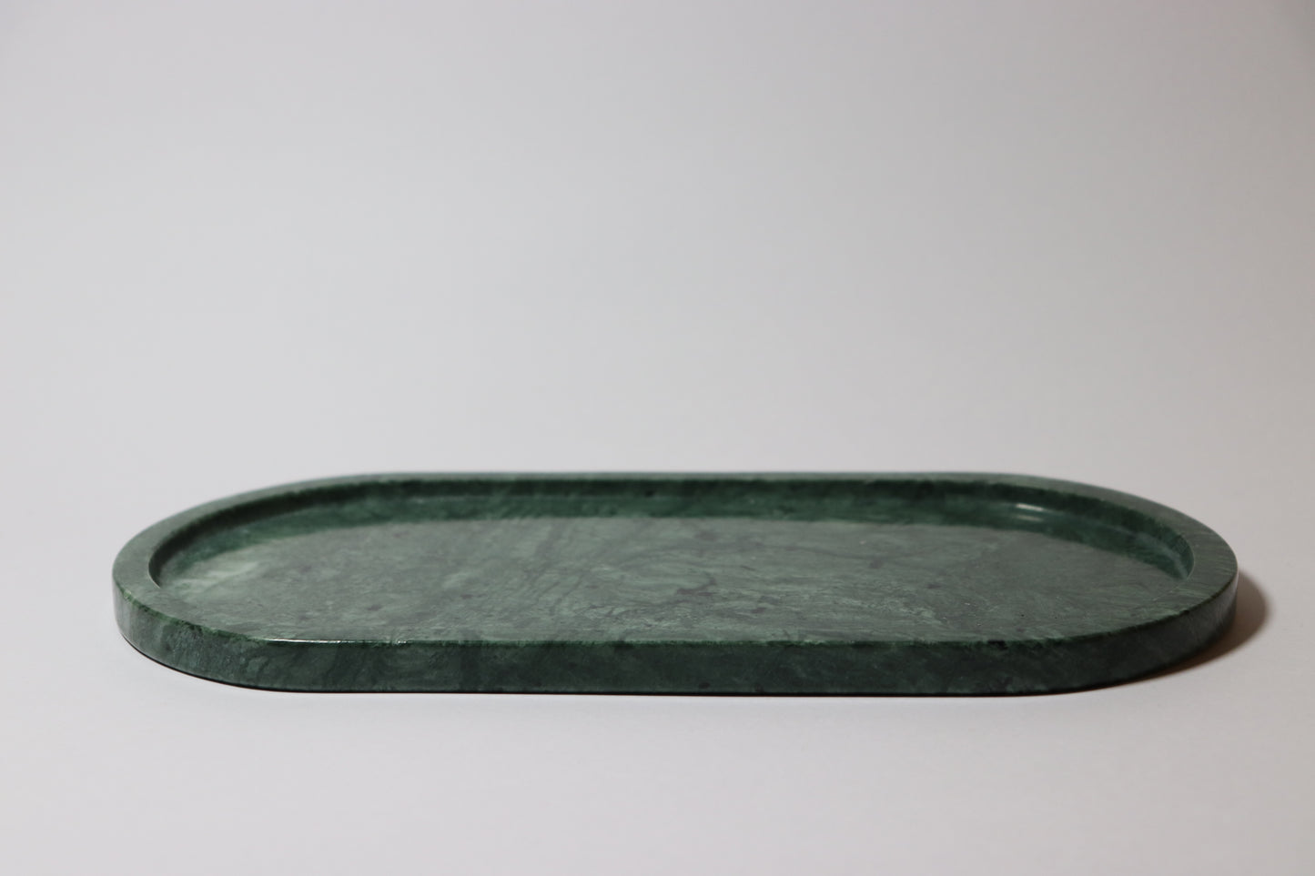 Green Marble Oval Tray