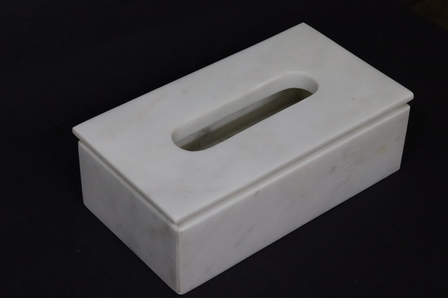 Handcrafted White Marble Tissue Box Holder || Elegant Luxury for Modern Living