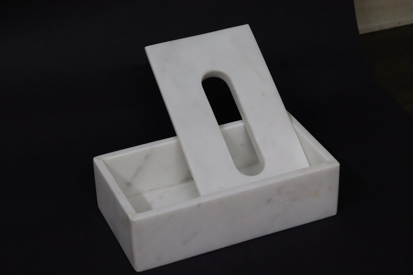 Handcrafted White Marble Tissue Box Holder || Elegant Luxury for Modern Living