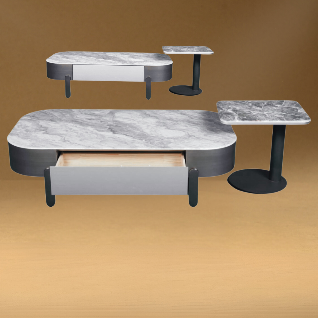 Marble Effect Coffee Table