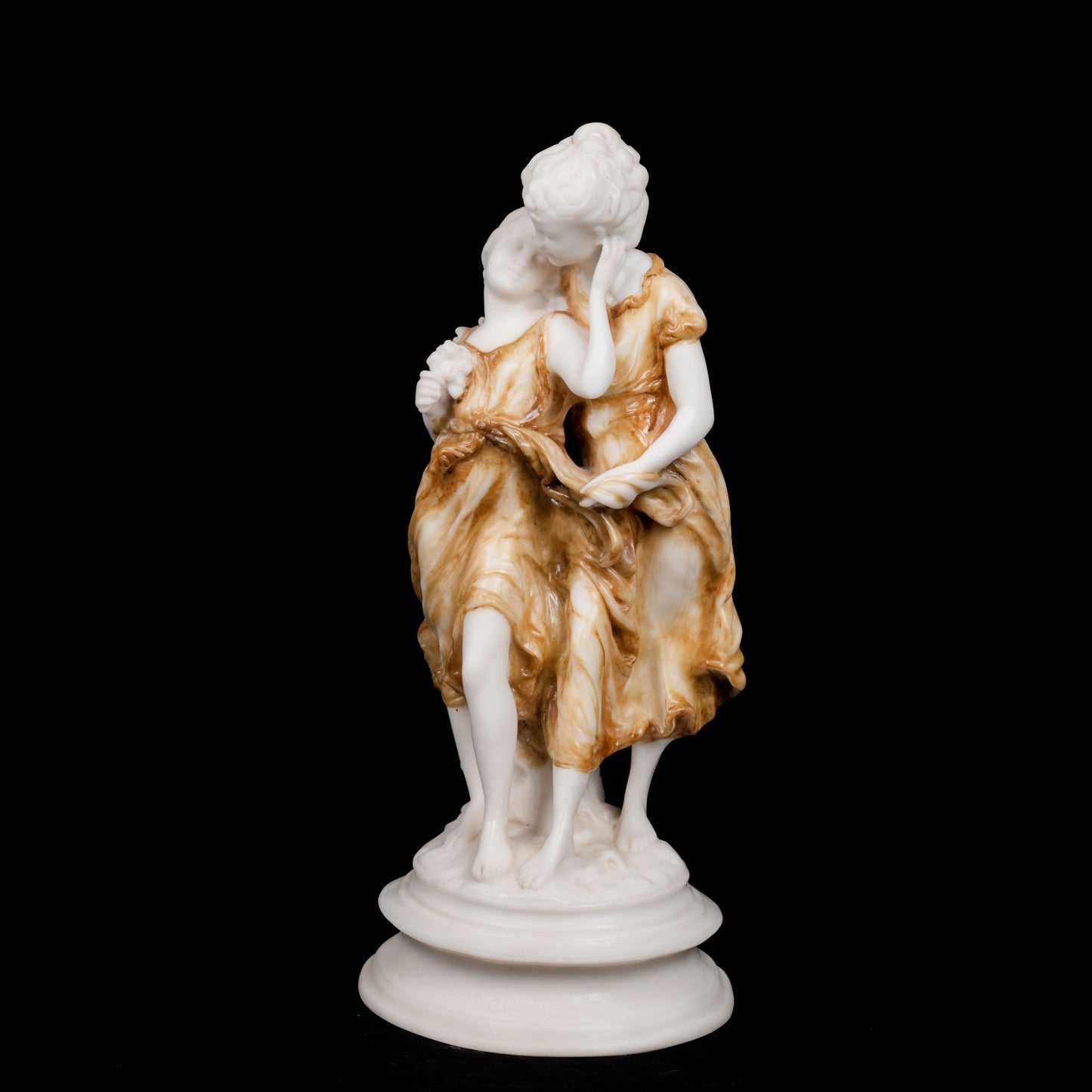 Mother & Daughter Roman Style Desk Statue