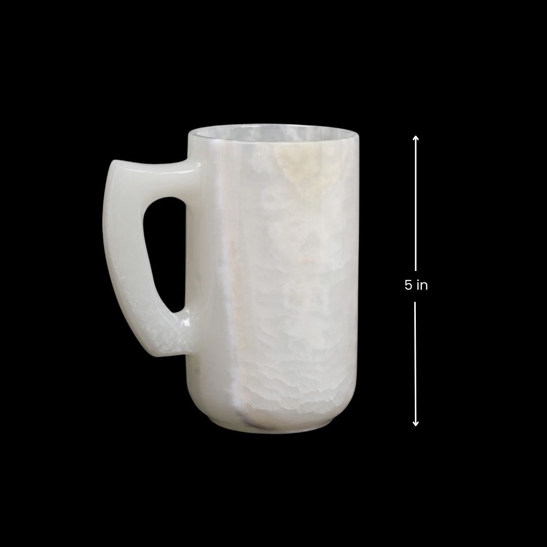 Vaso de cerveza de ónix | Vasos de piedra de lujo hechos a mano