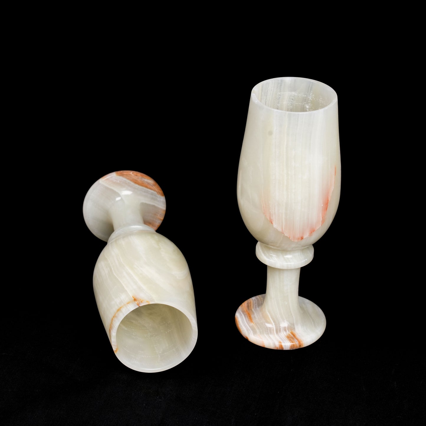Onyx natural stone Wine Glass drinkware