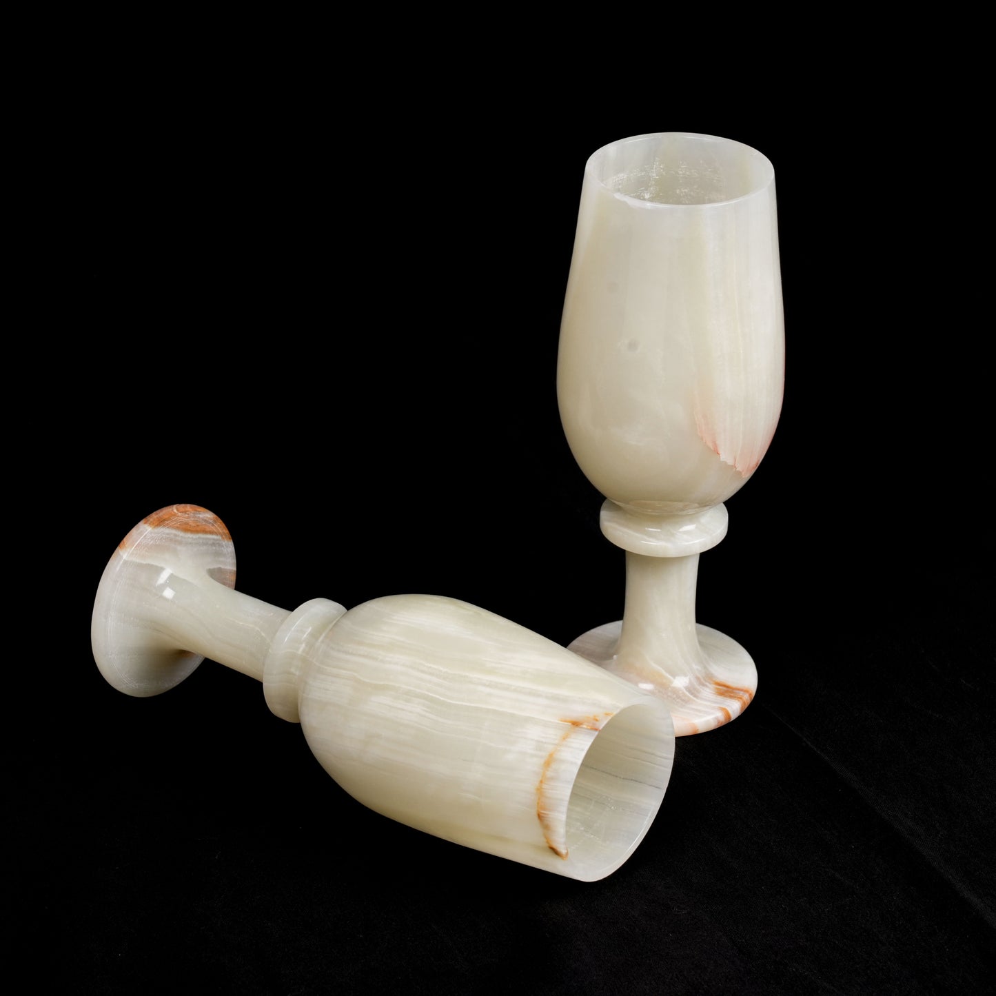Onyx natural stone Wine Glass drinkware