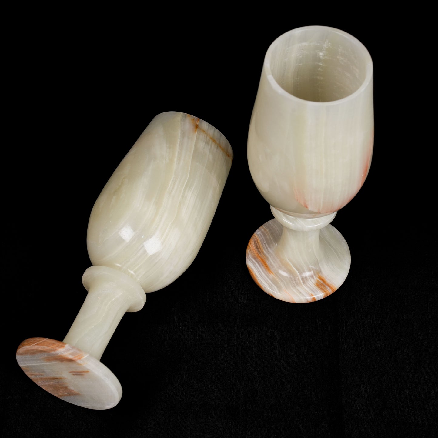 Onyx natural stone Wine Glass drinkware