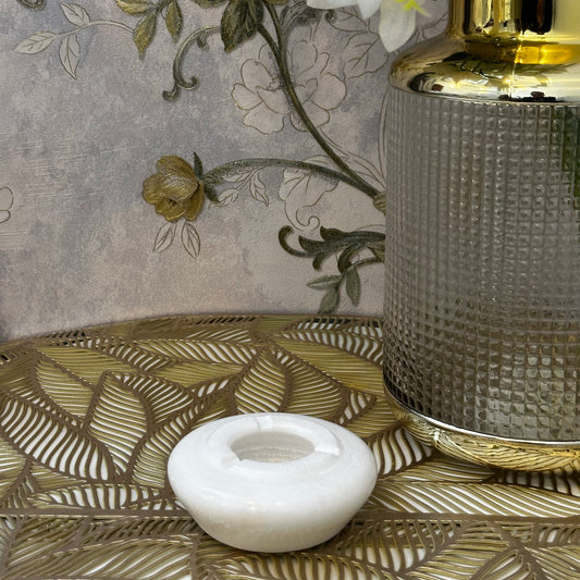 Royal Decor White Marble Ash Tray