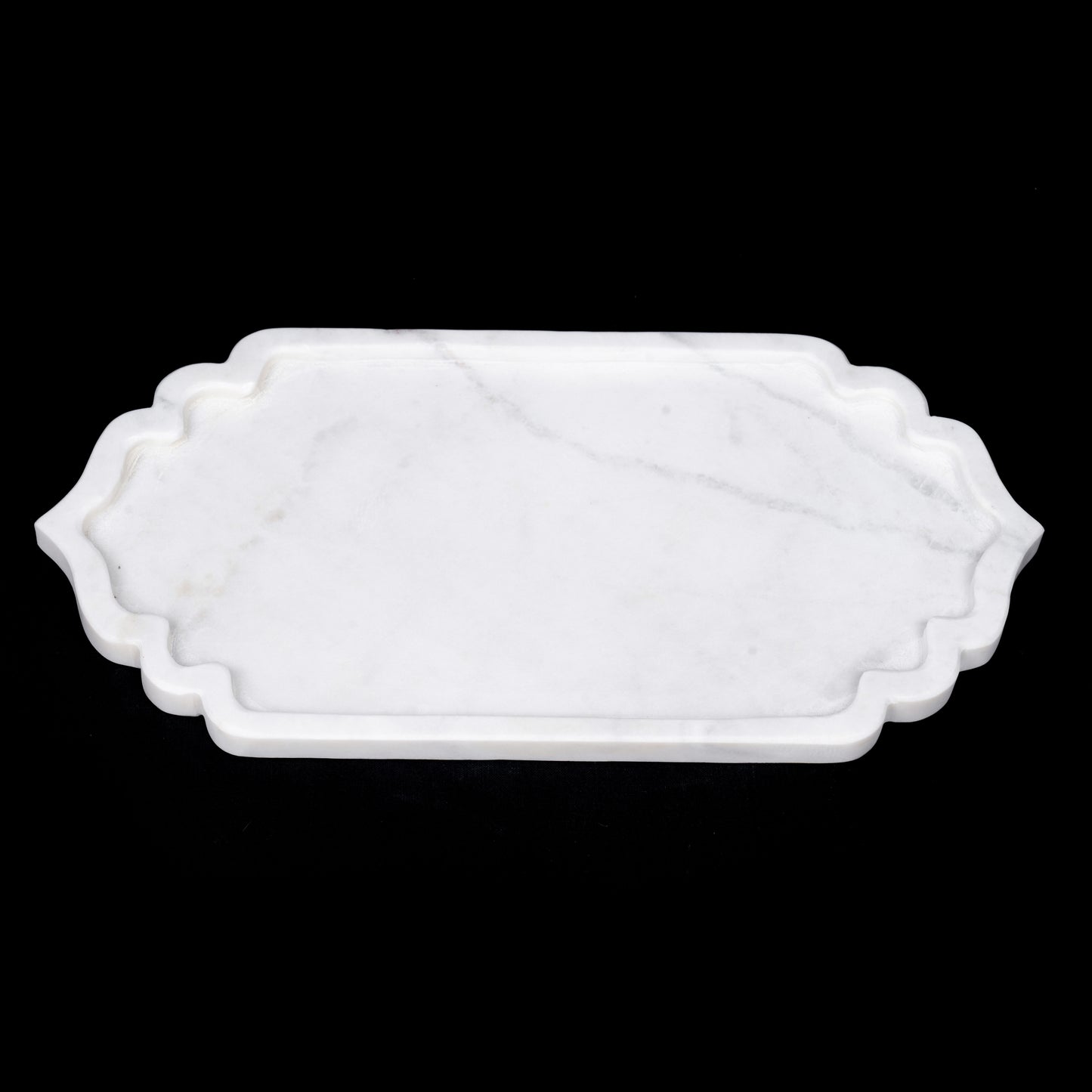 Royal White Marble Arch Tray