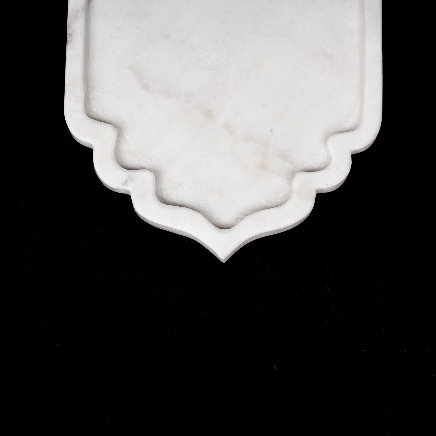 Royal White Marble Arch Tray