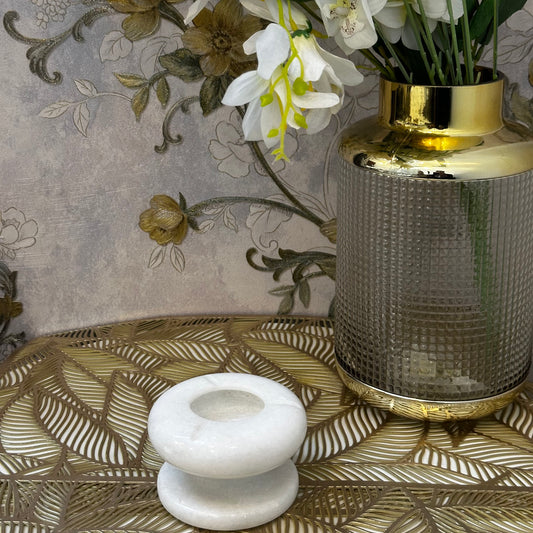 Royal White Marble Ash Tray