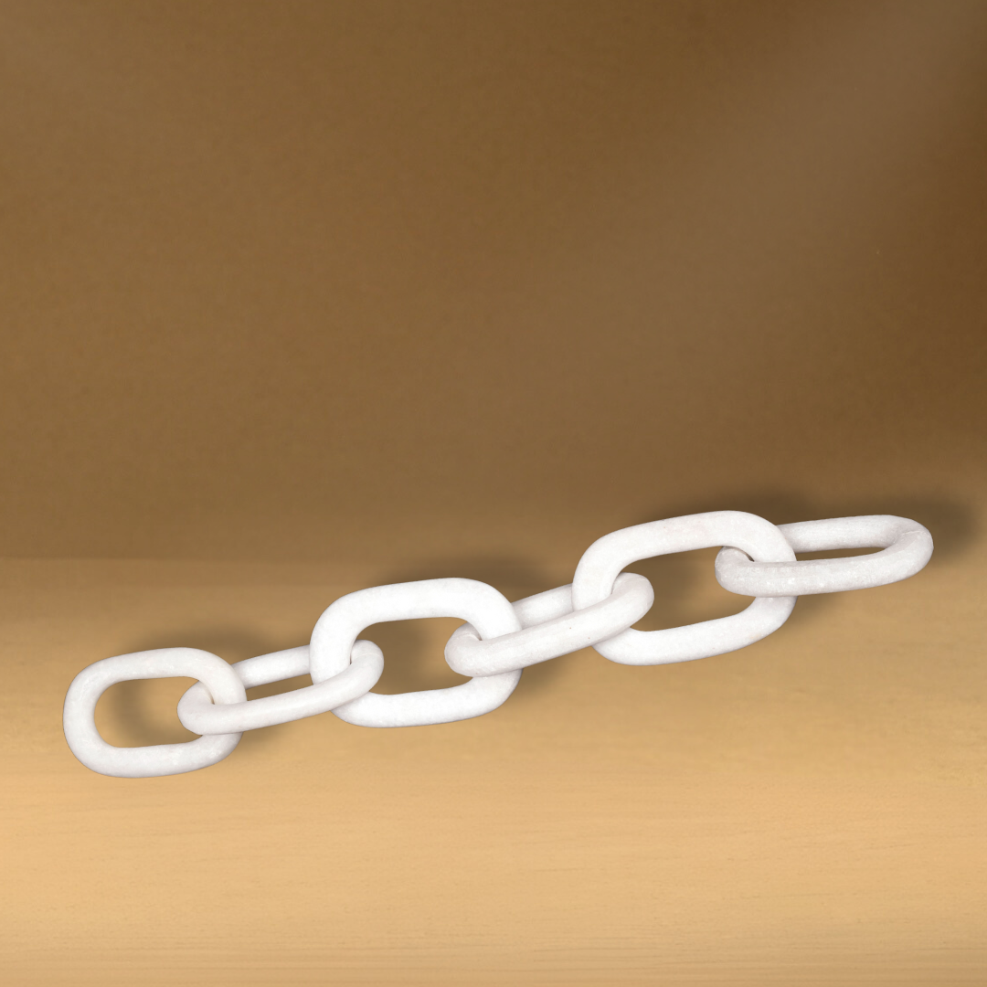 White Marble Chain Link