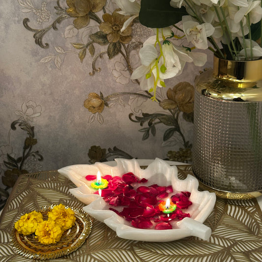 White Marble Maple Bowl