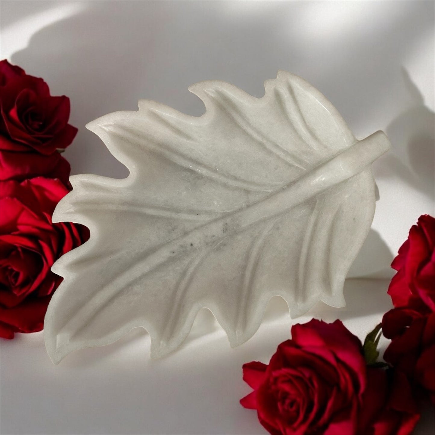 White multipurpose Marble Maple Bowl