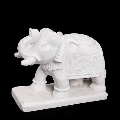 Indian Elephant With Base  (Set of 2 )