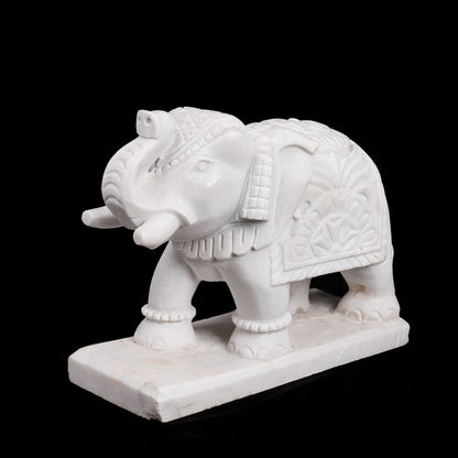 Indian Elephant With Base  (Set of 2 )