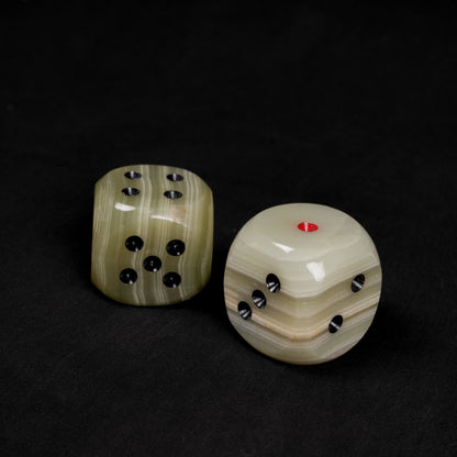 Onyx Dice ( Set of 2 )