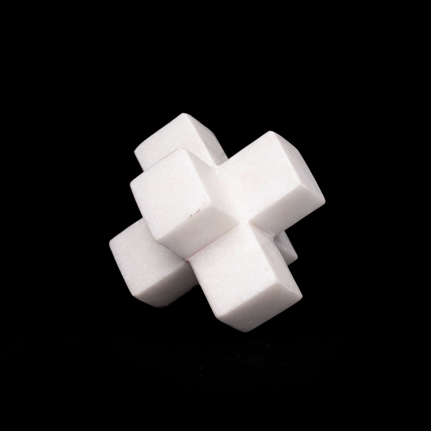 Black & White Marble Cross