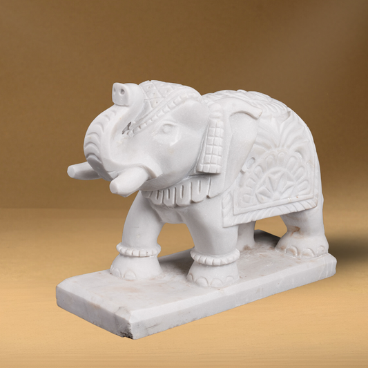 Indian Elephant With Base  (Set of 2 )