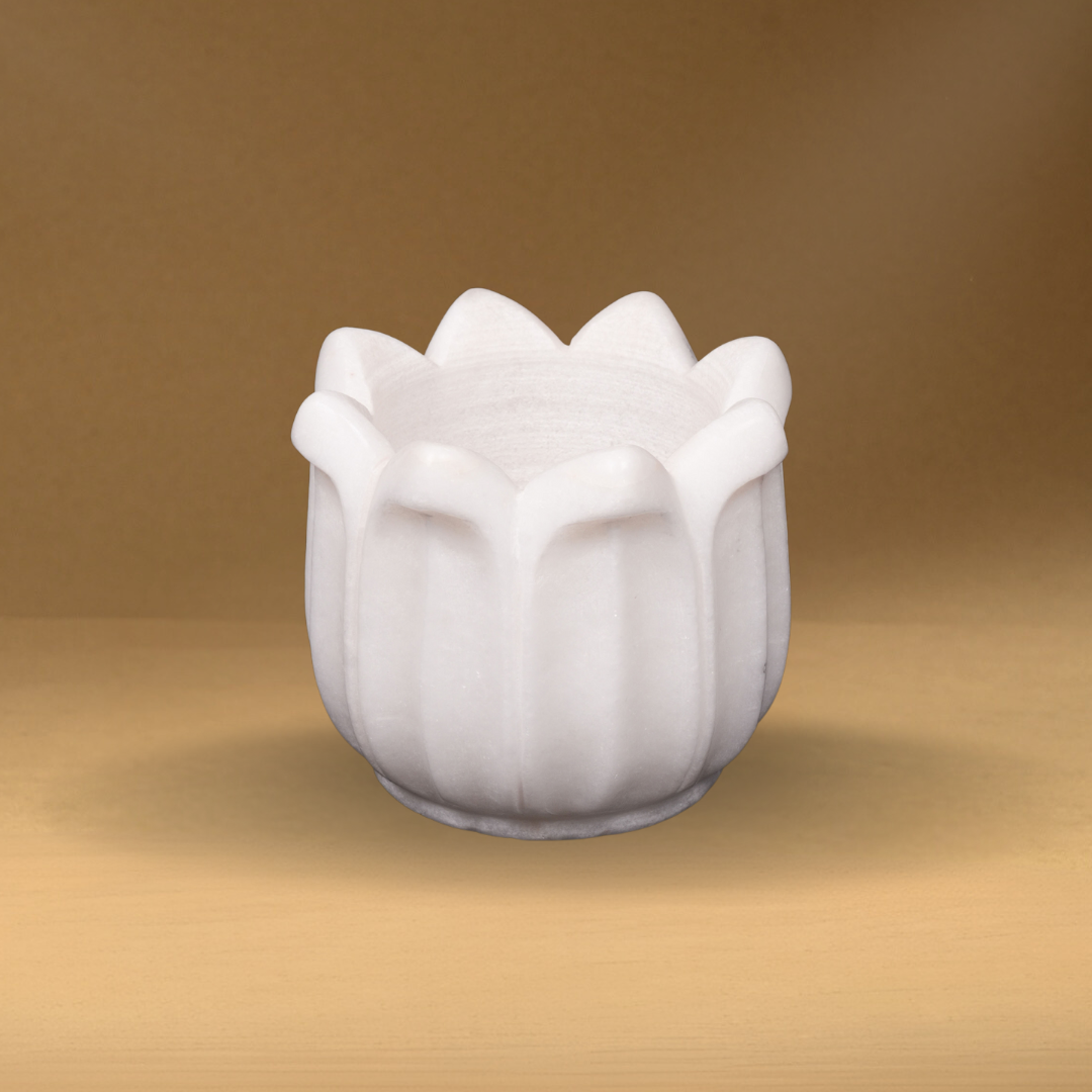 Lotus candle vase