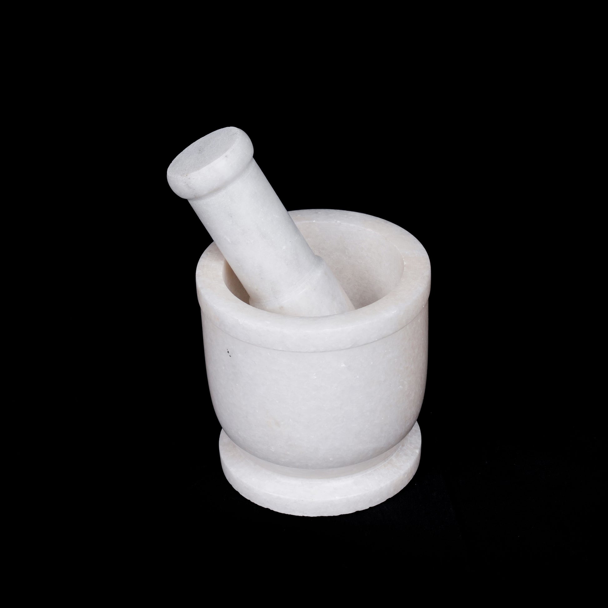 White Marble Mortar & Pestle Spice crusher
